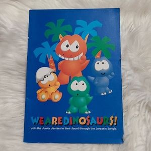 New! Vintage Sanrio Smiles We Are Dinosaurs! Notebook